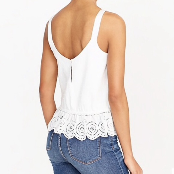 J Crew Factory Eyelet Tank Top - Picture 2 of 9